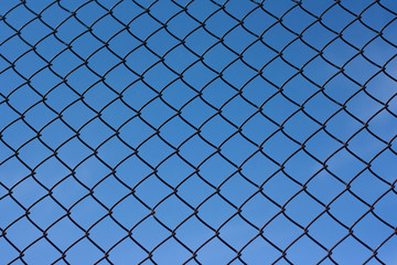 Steel grating fence