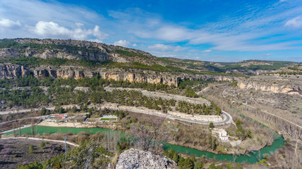 Fototapeta na wymiar Huecar gorge in Cuenca. Spain