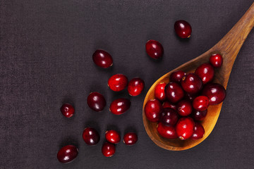 Delicious fresh cranberries.