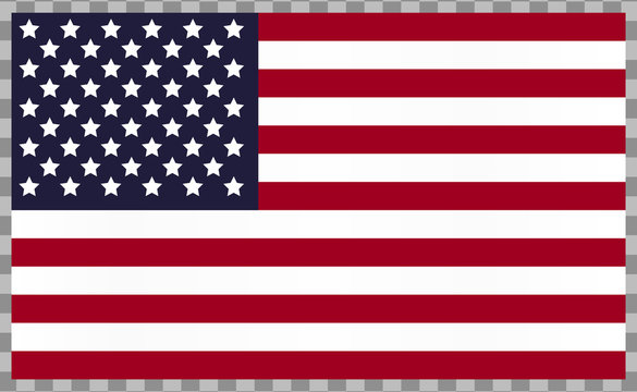 American Flag. Vector image of American Flag. American Flag background. American Flag illustration. United States of America. USA. The Star-Spangled Banner with Stars and Stripes. USA. United States.