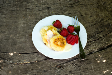 Cottage cheese pancakes