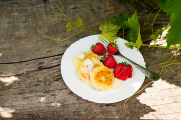 Cottage cheese pancakes