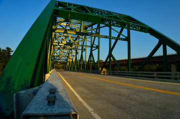 Obraz premium covered bridge in vermont