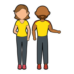 women and man icon vector graphic illustration