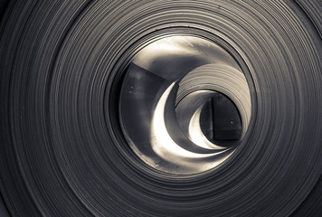 Cold rolled steel roll with sun beam