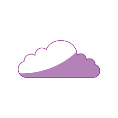 isolated cloud cartoon icon vector graphic illustration