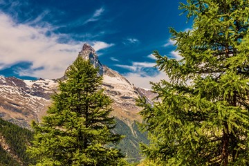 Obraz premium Zermatt, ski resort of switzerland