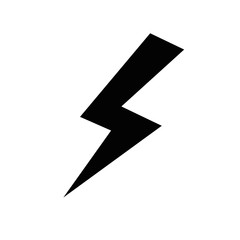 isolated thunder icon vector illustration graphic design