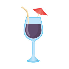 isolated cocktail cup icon vector graphic illustration