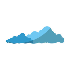 isolated cute clouds icon vector graphic illustration