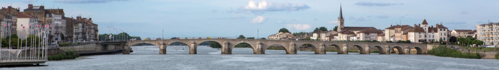 Macon and Pont Saint-Laurent, France