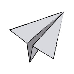 paper airplane business success motivation image vector illustration