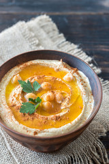 Bowl of hummus