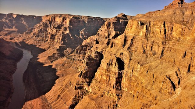 Nevada. Wüste. Grand Canyon. Hubschrauber-Luftbilder