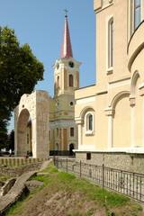 Fototapeta na wymiar Roman Catholic Church In Caransebes