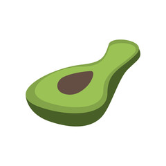 Delicious avocado vegetable icon vector illustration graphic design