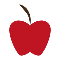 delicious apple fruit icon vector illustration graphic design