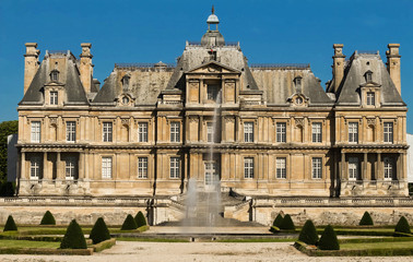 The famous castle of Maisons Laffitte,near Paris, France.