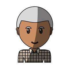 Adult face cartoon icon vector illustration graphic design