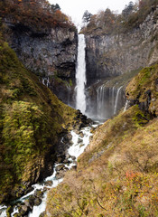 Kegon falls in Nikko national park, Japan
