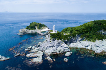 佐田岬（愛媛県伊方町） 空撮