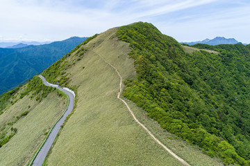 自念子ノ頭（じねんごのかしら）／石鎚山系　空撮