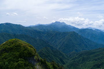 石鎚山（愛媛県）　空撮
