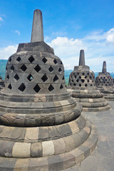 Borobudur Temple, Candi Borobudur, Buddhist Temple Compound in Magelang, Central Java, indonesia