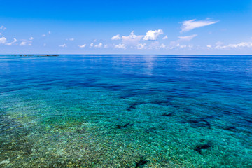 Fototapeta na wymiar Sea, reef, landscape. Okinawa, Japan, Asia.