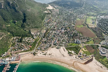Fototapeten Hout Bay (Cape Town, South Africa) aerial view © HandmadePictures