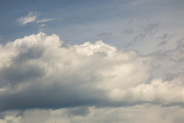 Fluffy clouds