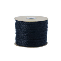 Jute rope rolls over white background