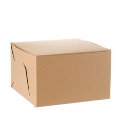 Backery box isolated ower white background