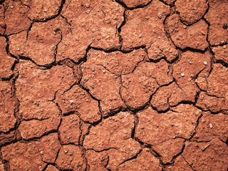 Texture of cracked earth, dried natural surface