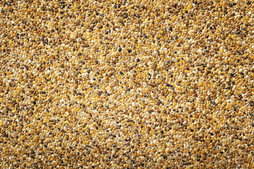 Grainy rock wall texture, Background Pattern, Natural Seamless Texture of Sand with Small Stone Background.