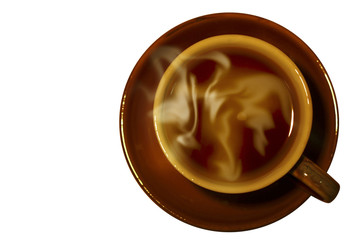 A good cup of coffee before heading to the destination.