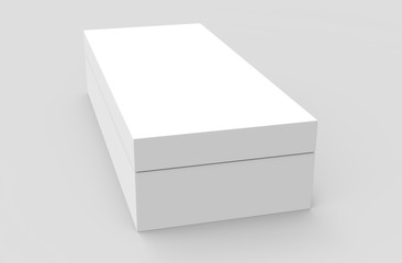 blank paper box