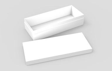 blank paper box