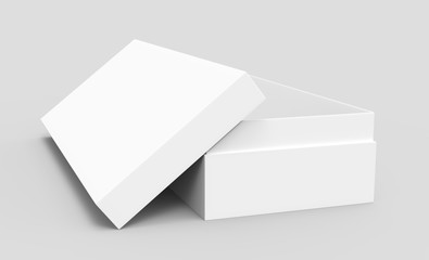 blank paper box