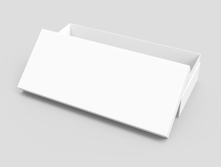 blank paper box