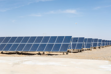 solar energy on the gobi desert