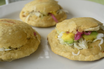 Panuchos tabasqueños, mexican traditional food from Tabasco