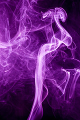 Toxic purple smoke.