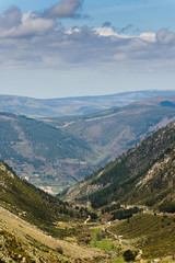 Landscape in the Serra da Estrela mountains. County of Guarda. Portugal