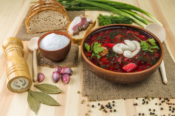 Borsch – the Russian and Ukrainian national beetroot soup