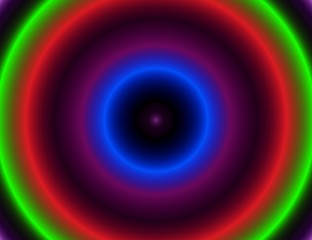 Neon Circles Illustration