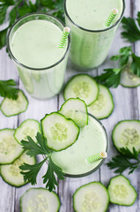 Smoothies with cucumber