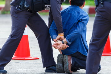 Police arrested,Police,Gun.