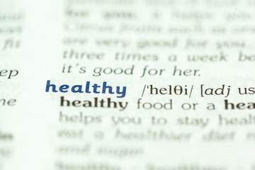 Fototapeta premium Dictionary definition of word