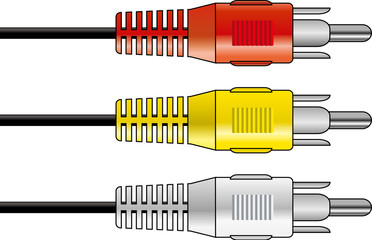 AV AUDIO VIDEO Cables, vectors